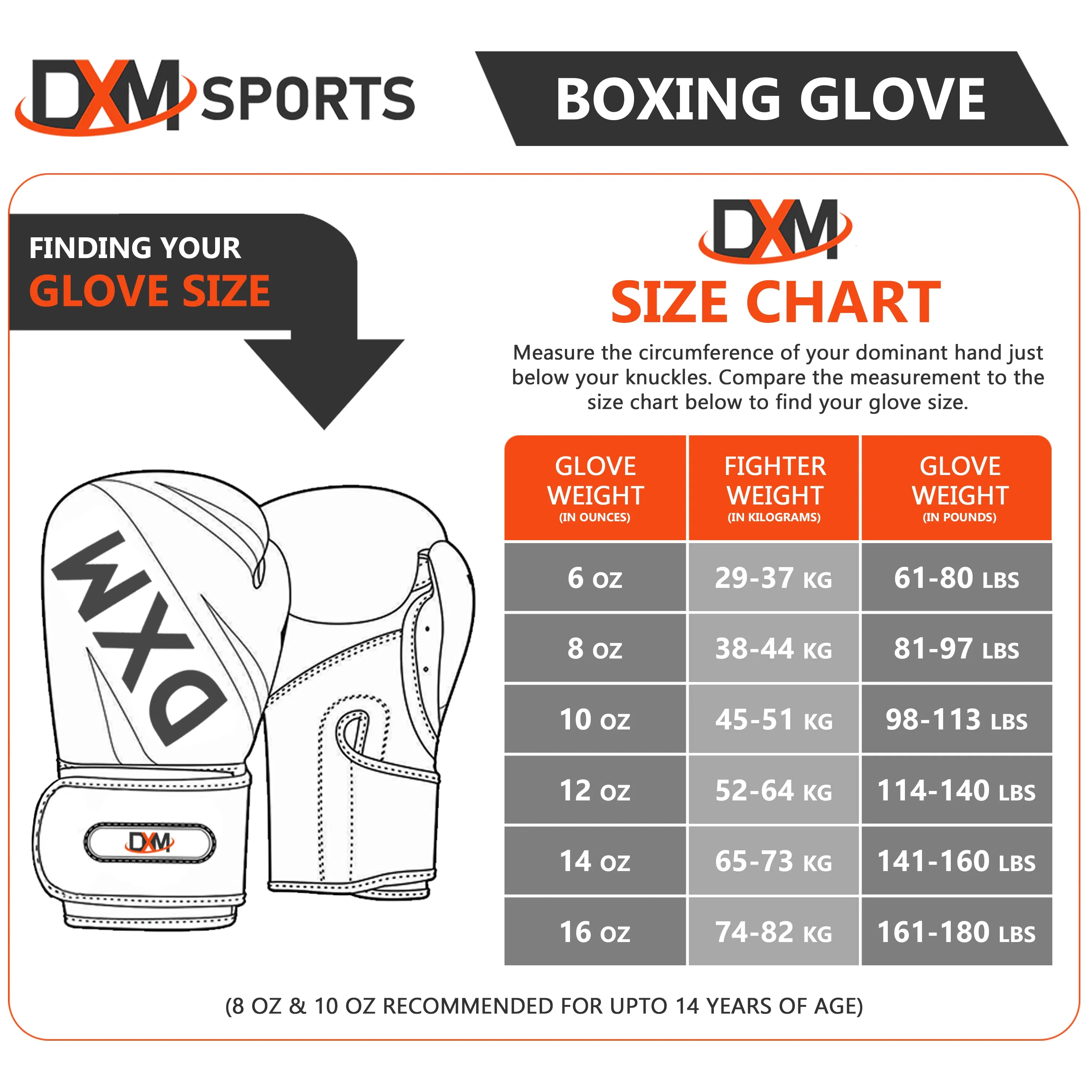 DXM Premium Boxing Gloves for Men & Women - Blue & White
