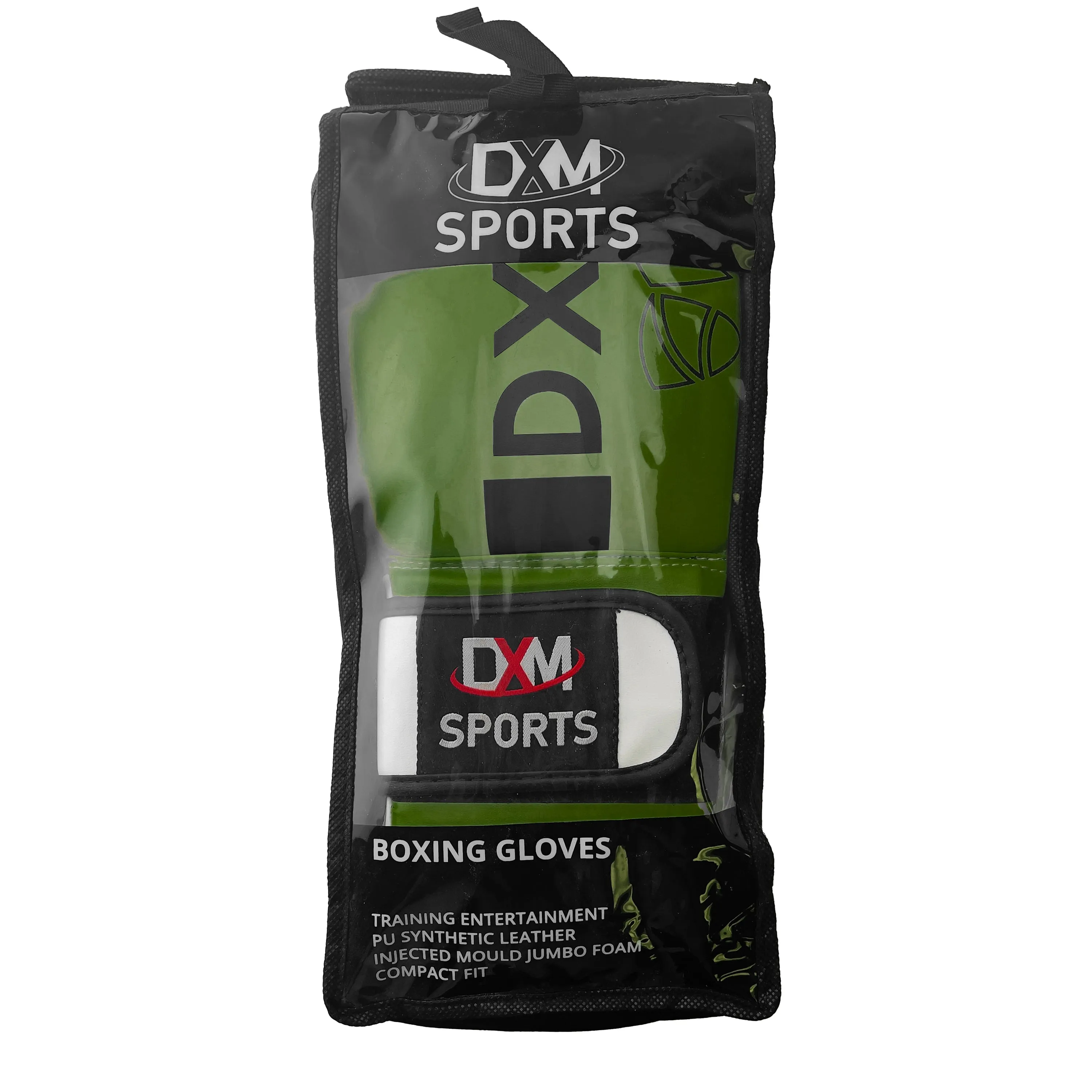 DXM Premium Boxing Gloves for Men & Women - Green & Black