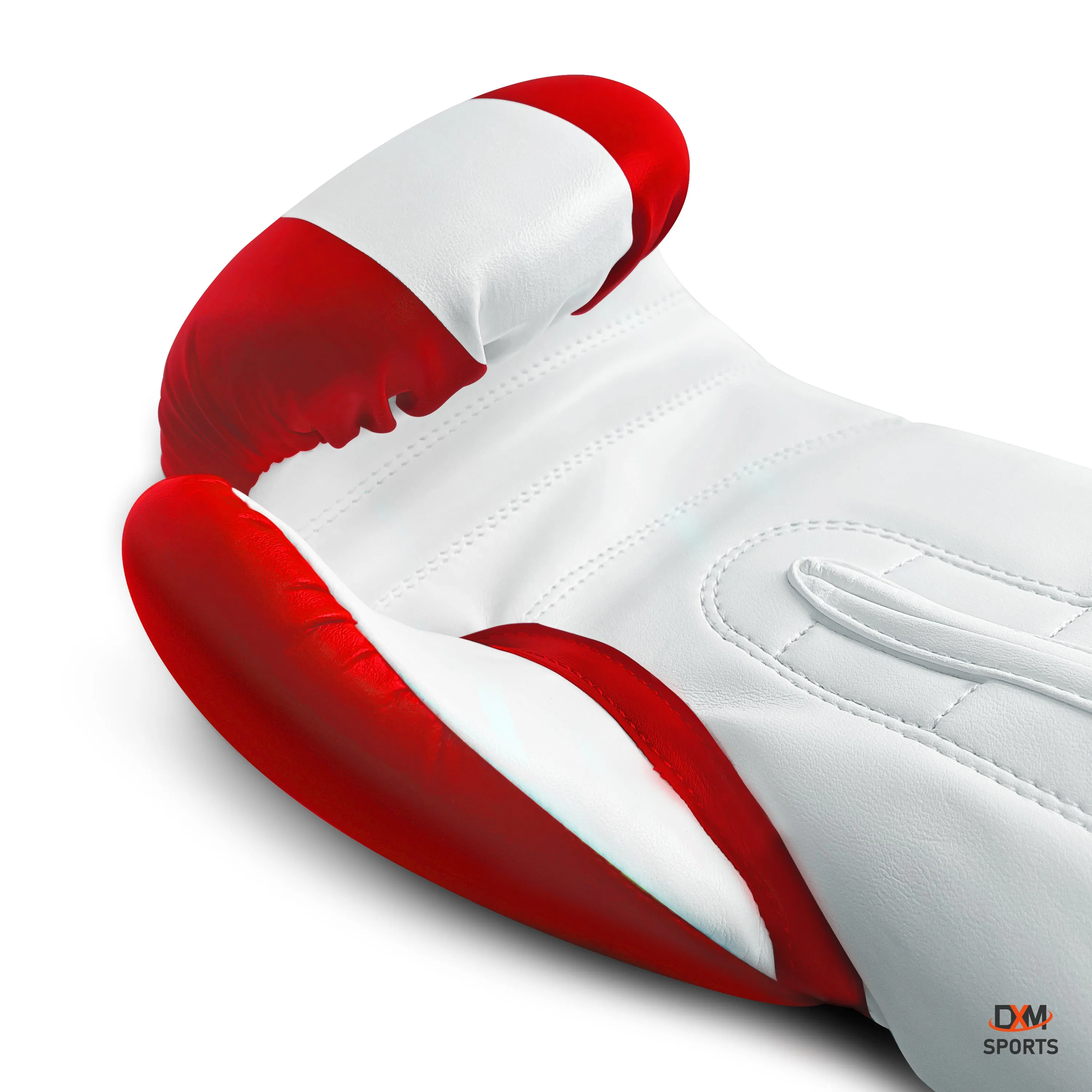 DXM Premium Boxing Gloves for Men & Women - Red & White