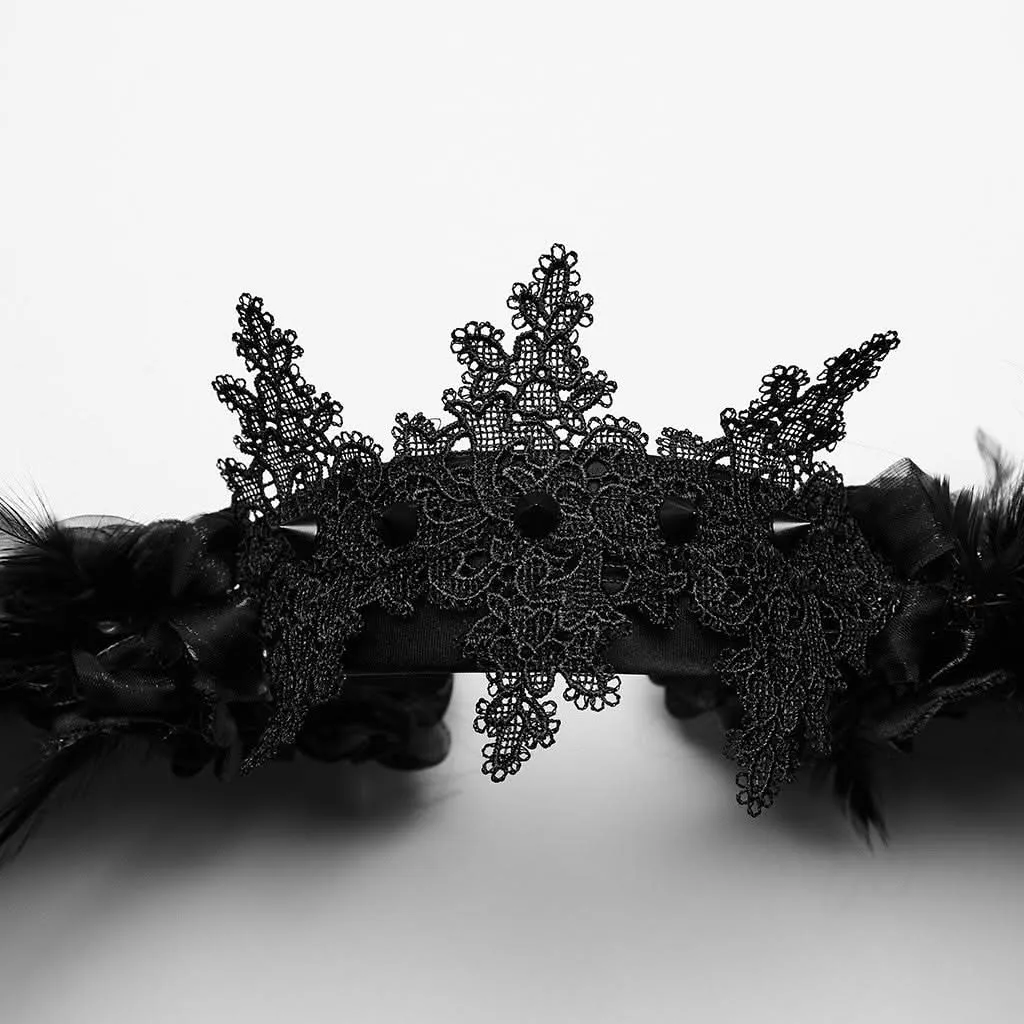 Ebon Labyrinth - Gothic Headpiece with Wings