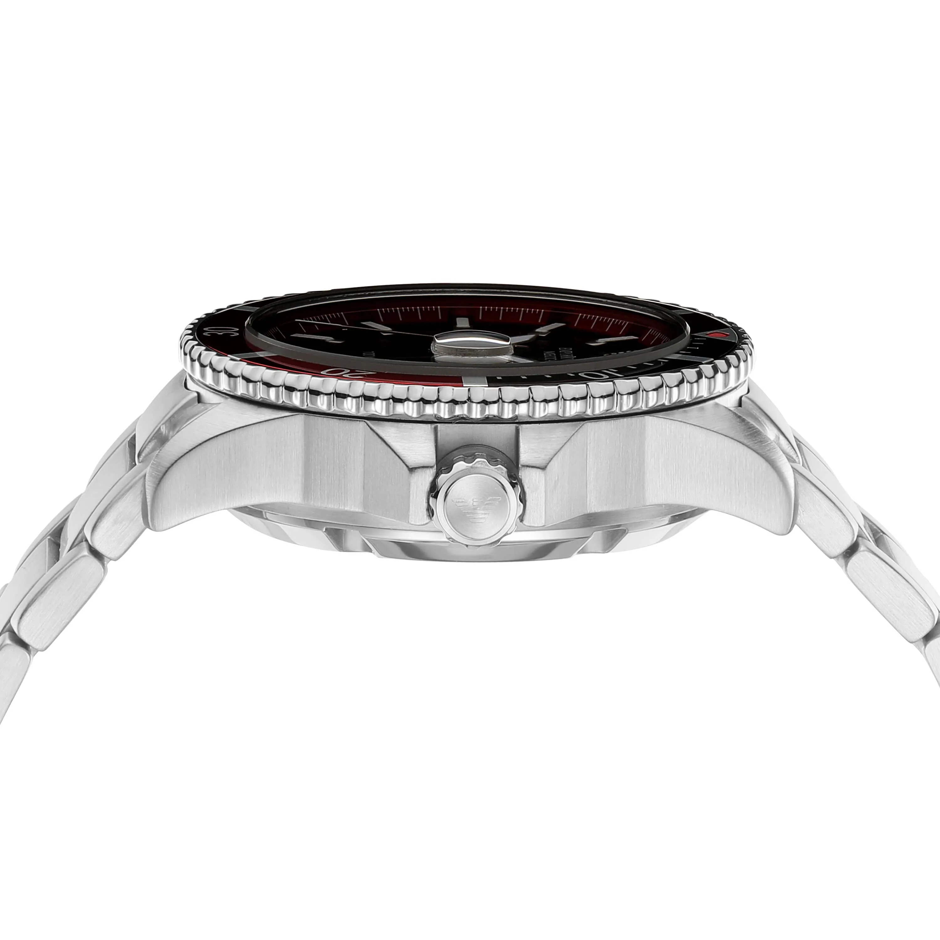 Emporio Armani Silver Tone Analogue Watch AR60074