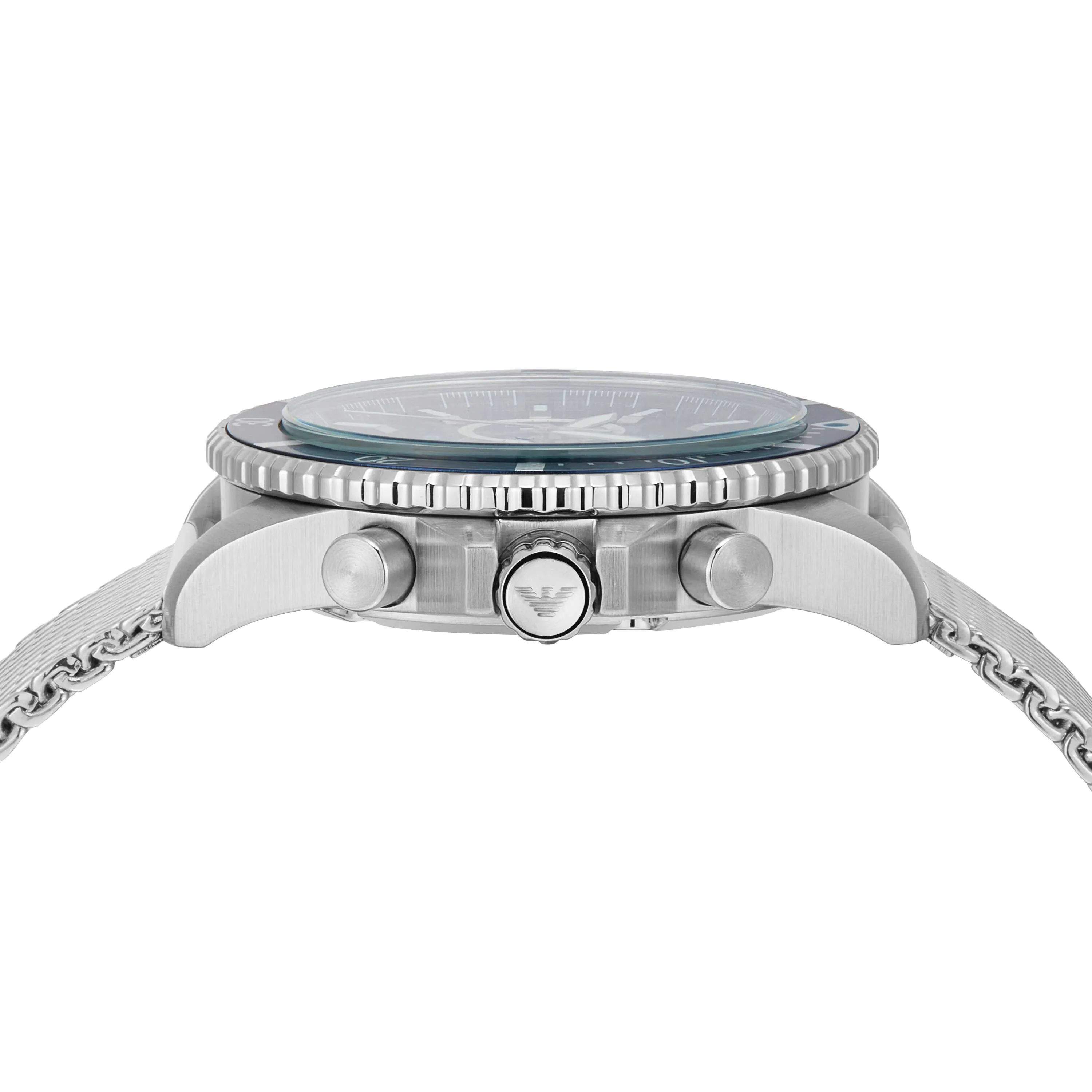 Emporio Armani Silver Tone Chronograph Watch AR11587