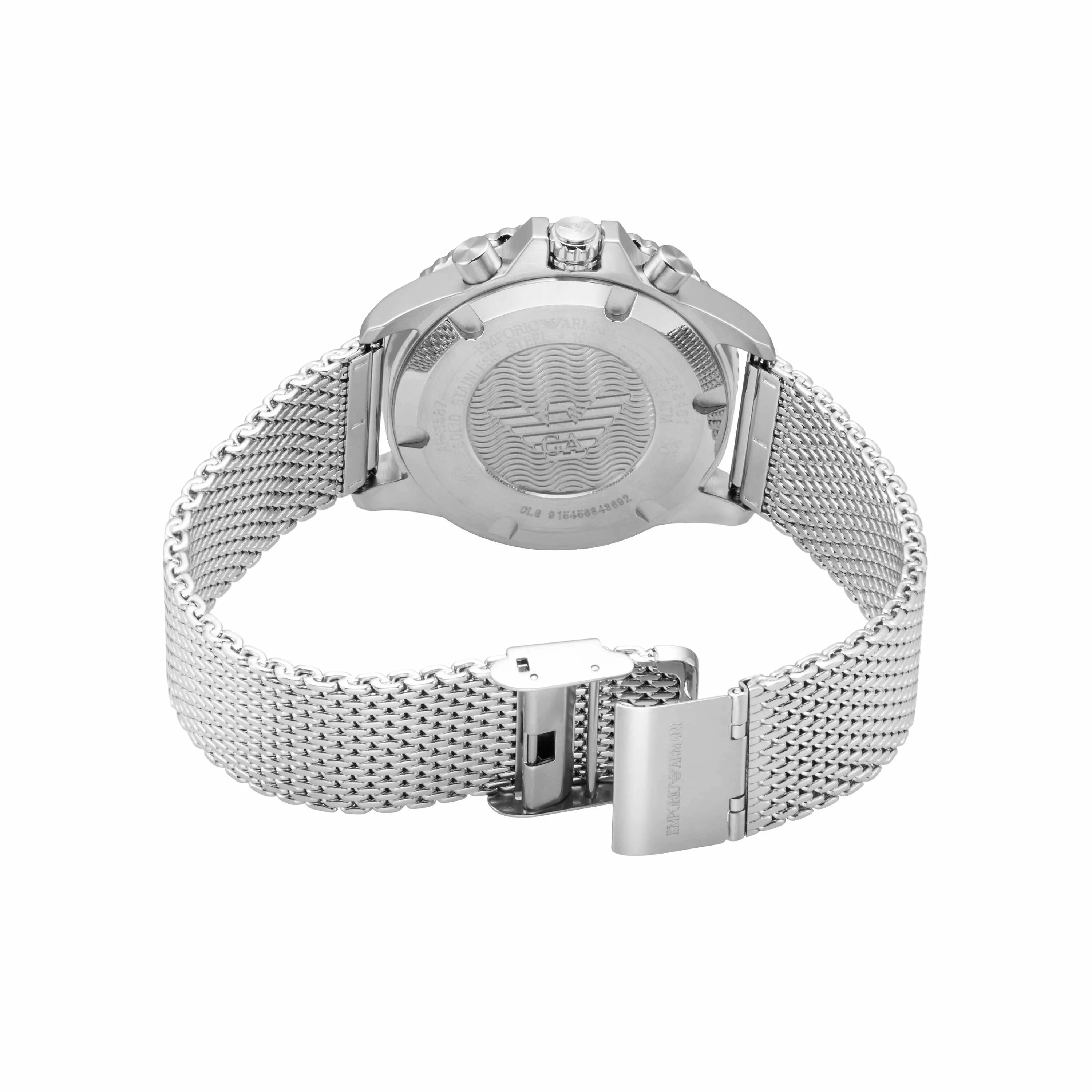 Emporio Armani Silver Tone Chronograph Watch AR11587