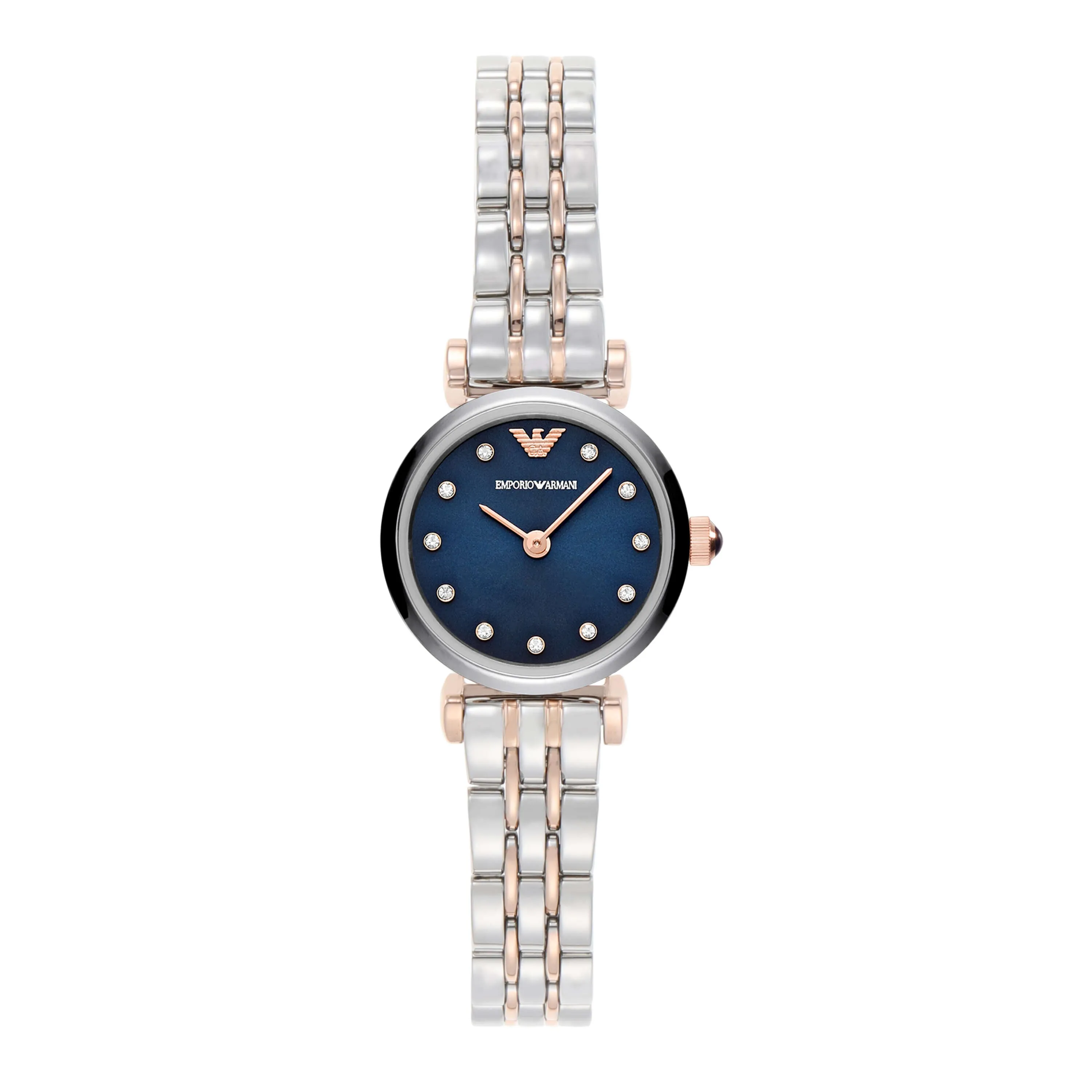 Emporio Armani Two Tone Analogue Watch AR11222