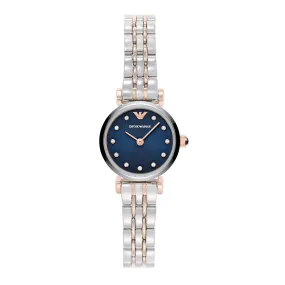 Emporio Armani Two Tone Analogue Watch AR11222