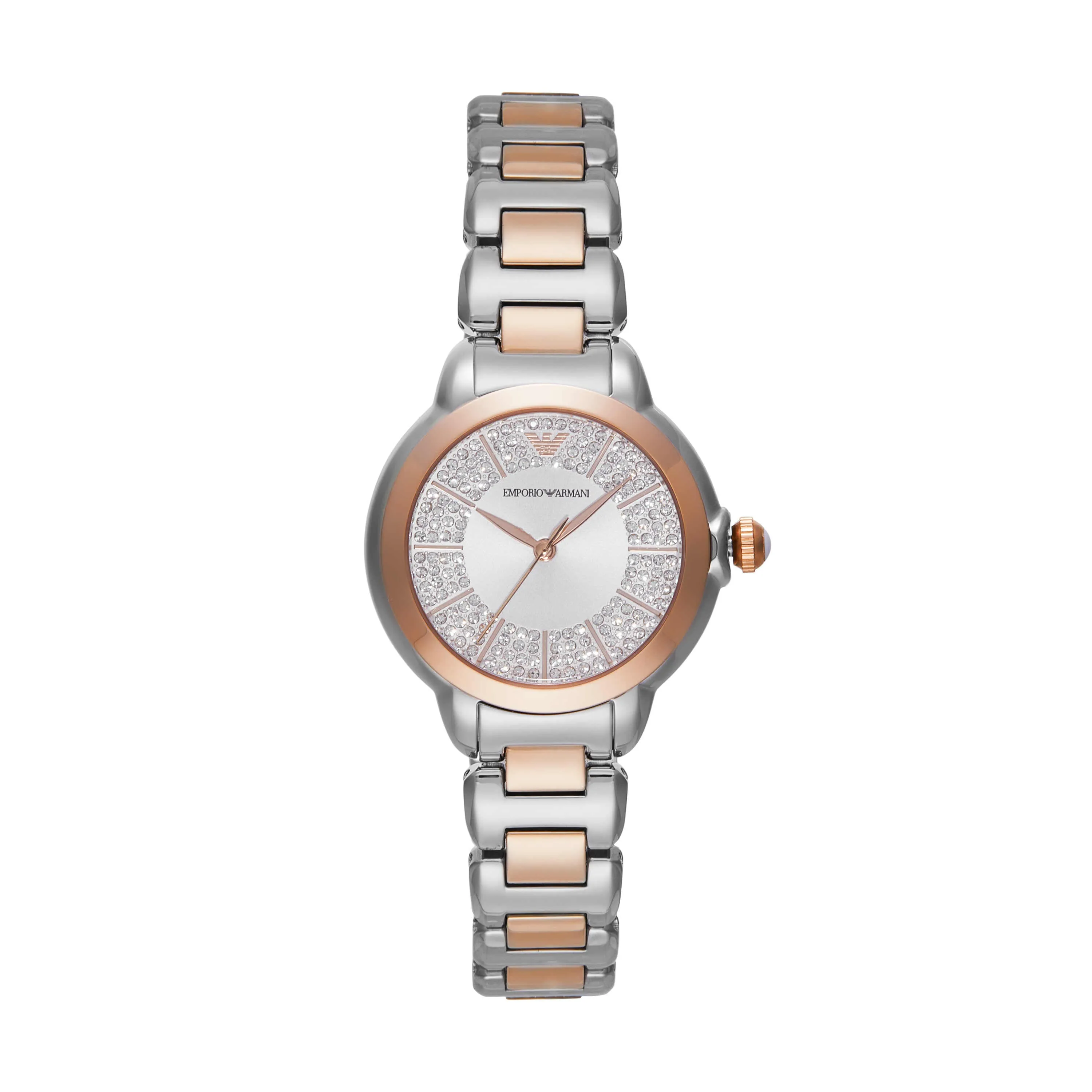 Emporio Armani Two Tone Analogue Watch AR11643