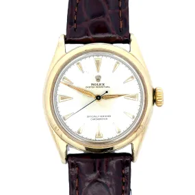 Estate 14K Yellow Gold-Filled Vintage Rolex Oyster Perpetual