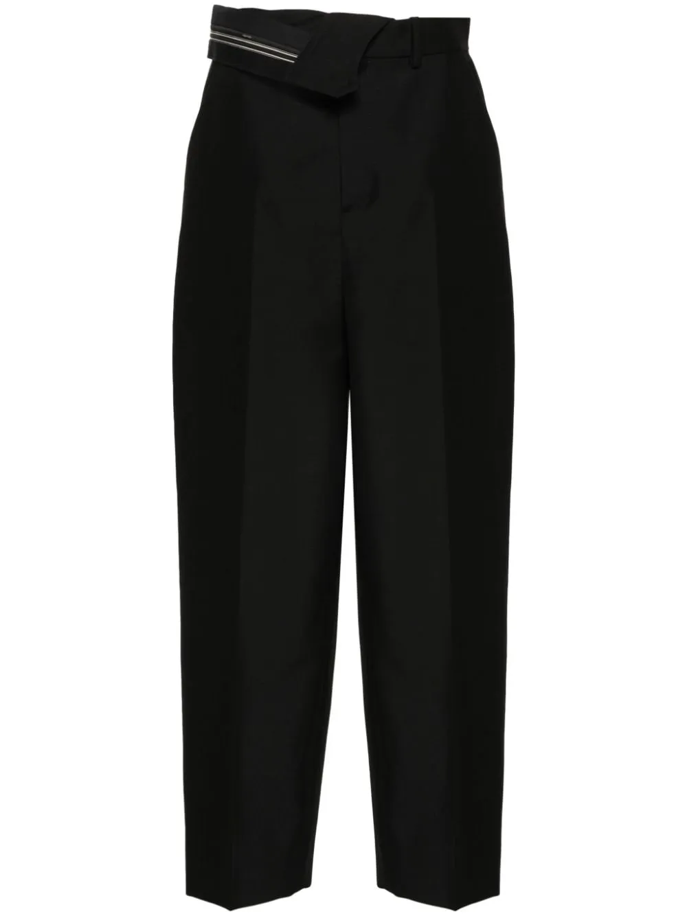 FENDI Asymmetric Waist Wool Trousers