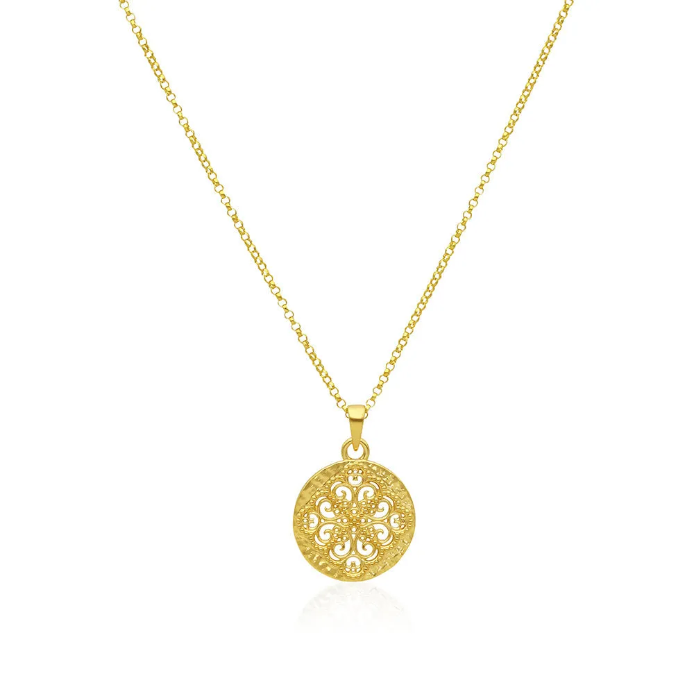Filigree Pendant Necklace