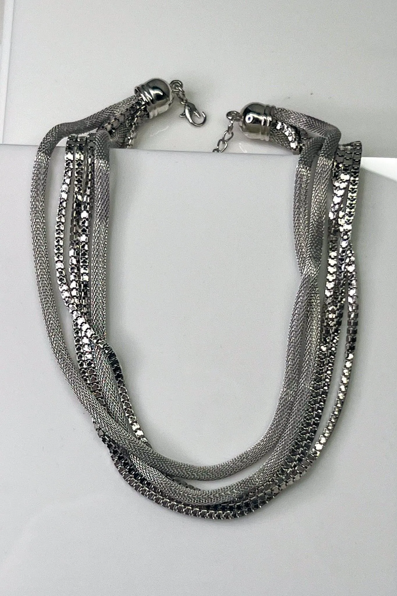 Five String Metal Necklace