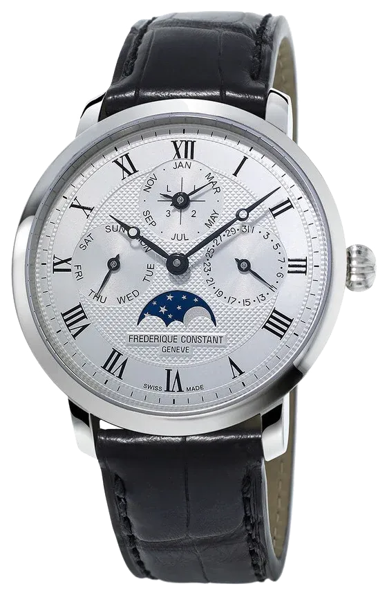 Frédérique Constant Men's Watch Slimline Perpetual Calendar Moonphase FC-775MC4S6