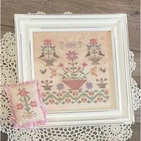 From the Heart ~ Elizabeth's Spring Basket Sampler Pattern