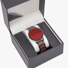 FZ Fire wooden Strap Quartz Watch
