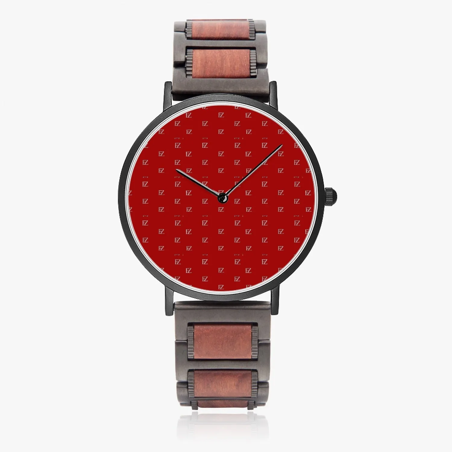 FZ Fire wooden Strap Quartz Watch