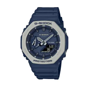 G-Shock Carbon Core Guard Slim Duo - Earth Tone Series - Blue / Grey - GA2110ET-2A