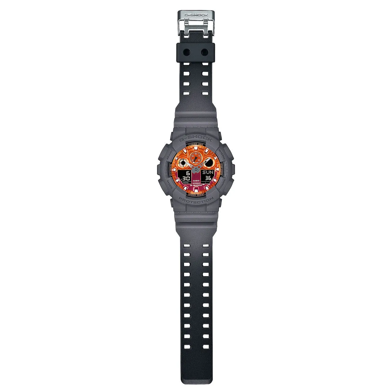 G-Shock Flame Inside Series - Orange - GA100FL-8A