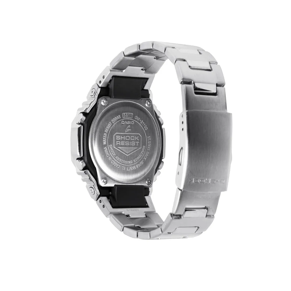 G-Shock G-Steel 2100 Series Silver Tone Watch - Blue Dial