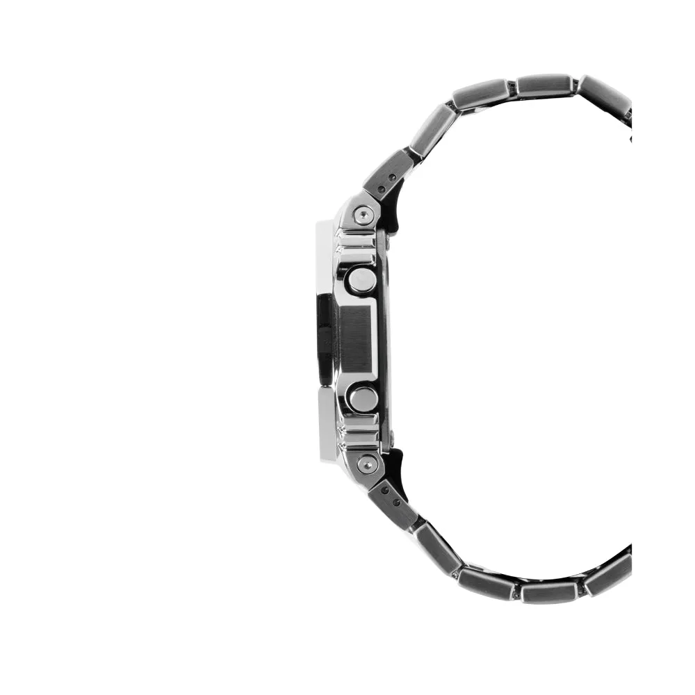 G-Shock G-Steel 2100 Series Silver Tone Watch - Blue Dial