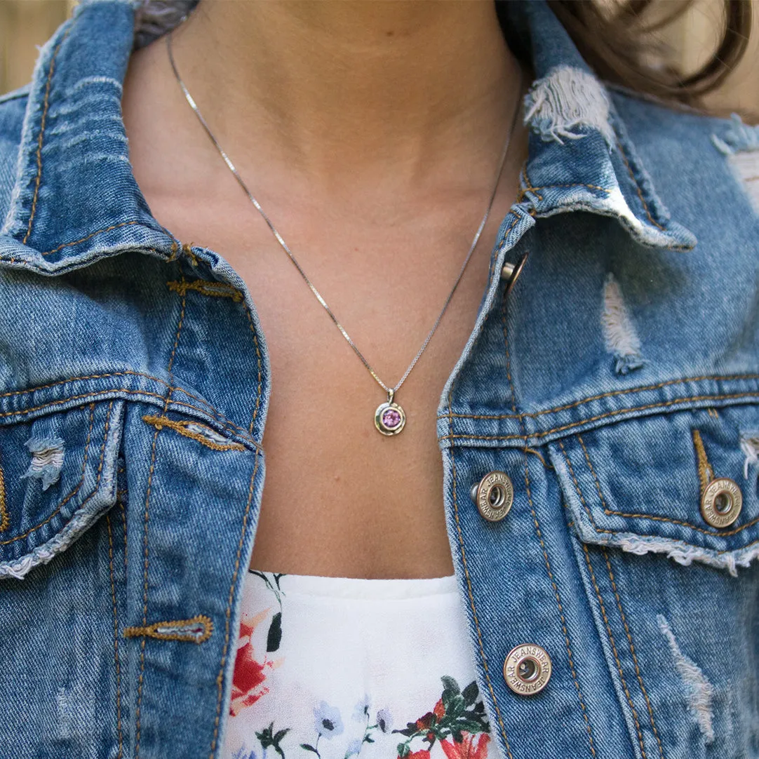 Gemstone Solitaire Pendant