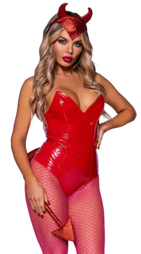 Glitter Devil Headband and Tail Costume Kit