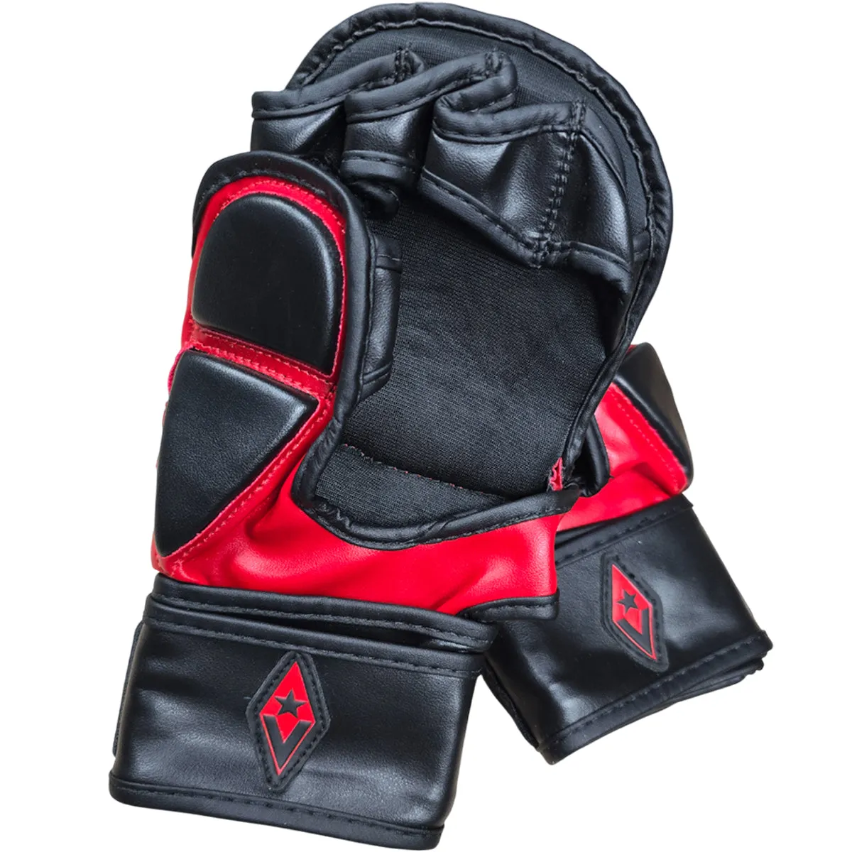 Gloves MMA Revgear Pinnacle P4 Training and Sparring Black Red