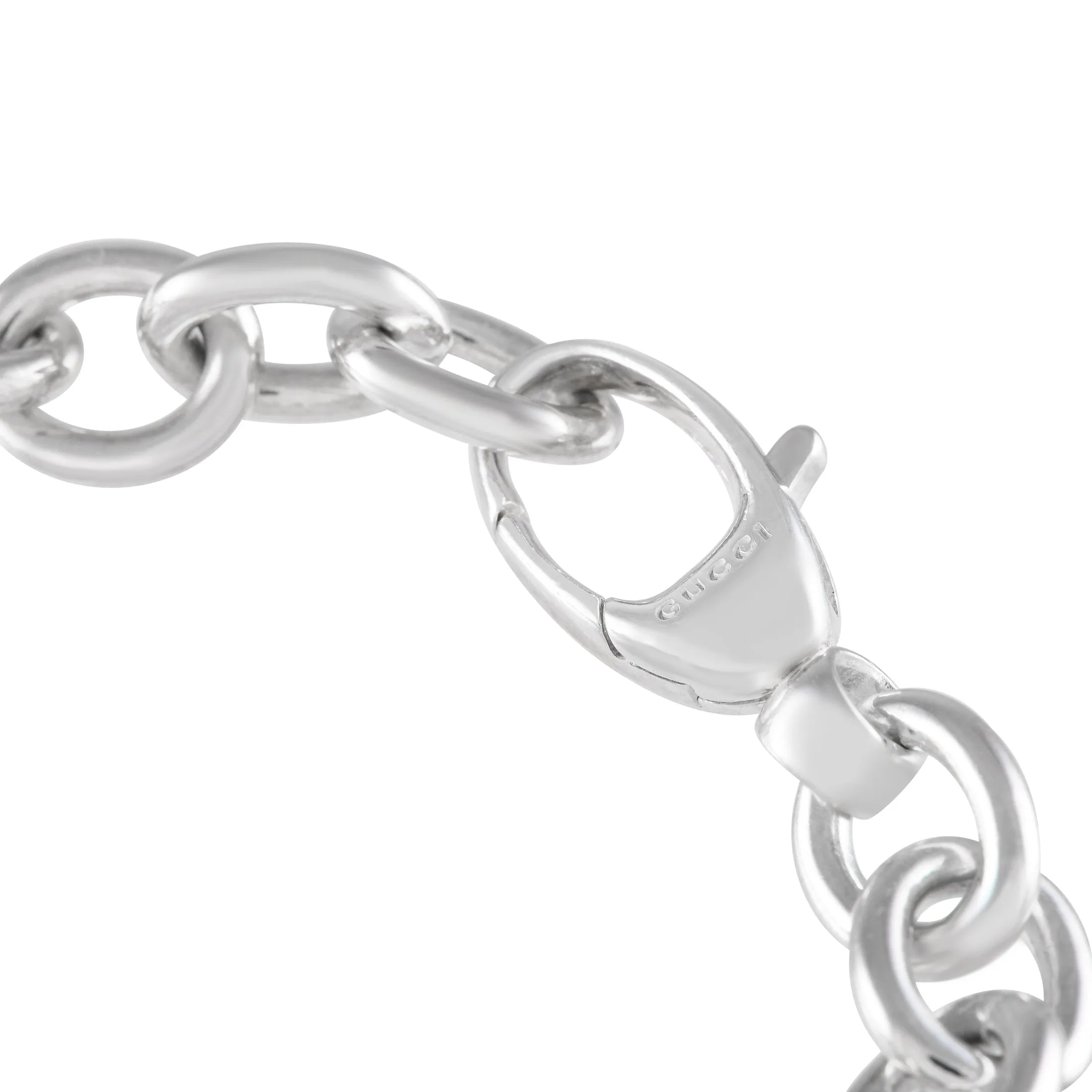 Gucci Silver Heart Chain Bracelet GU04-071924