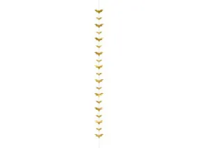Halloween Gold Bat Garland S0161