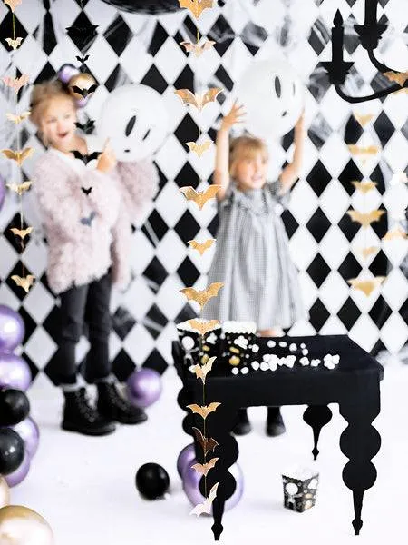 Halloween Gold Bat Garland S0161
