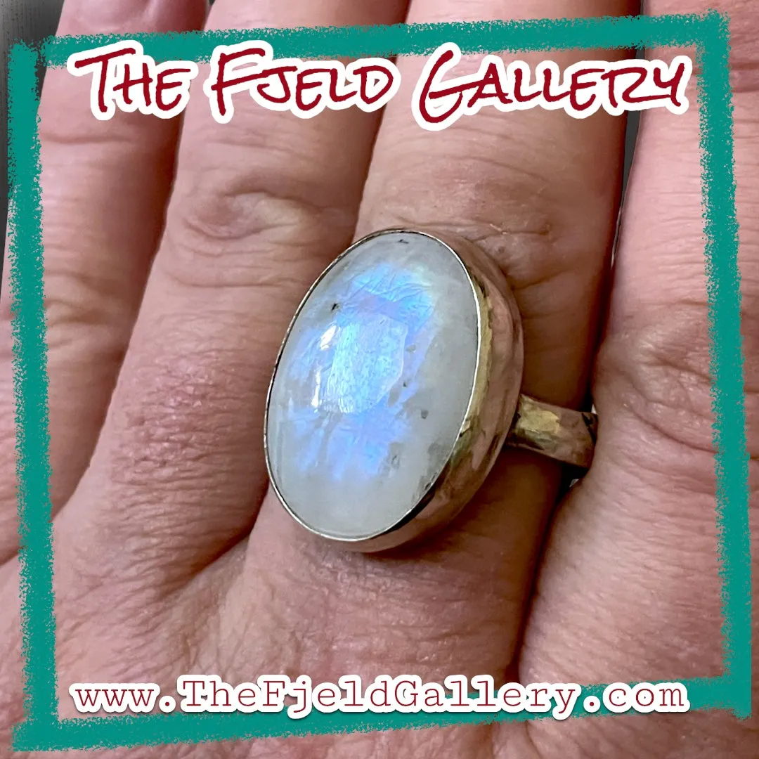 Handmade Moonstone Sterling Silver Ring