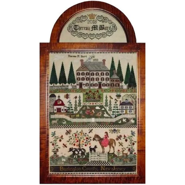 Heart's Ease Examplar Workes ~ Antrim's Folly ~ A Burlington County Inspiration Pattern