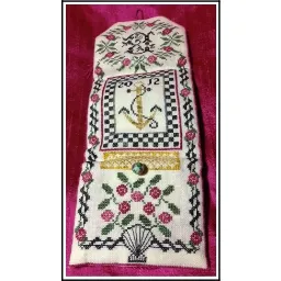 Heart's Ease Examplar Workes ~ Cottage By the Sea Sewing Set Pattern