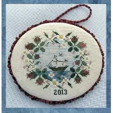 Heart's Ease Examplar Workes ~ Mayflower Rose Ornament Pattern
