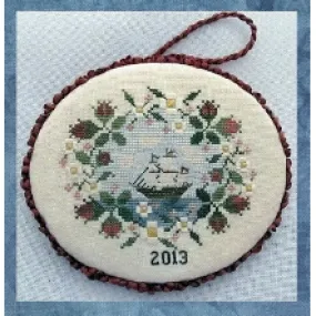 Heart's Ease Examplar Workes ~ Mayflower Rose Ornament Pattern