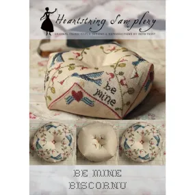Heartstring Samplery ~ Be Mine Biscornu Pattern