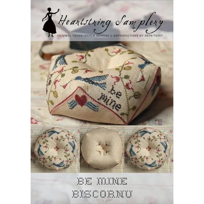 Heartstring Samplery ~ Be Mine Biscornu Pattern