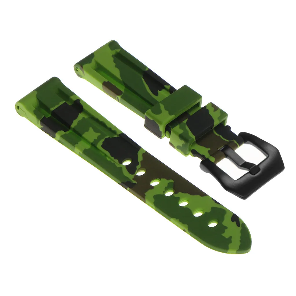 Heavy Duty Camo Rubber Watch Band