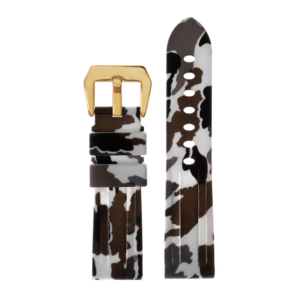 Heavy Duty Camo Rubber Watch Band
