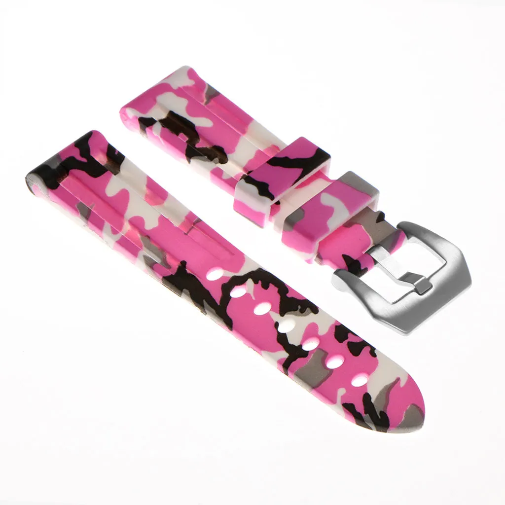 Heavy Duty Camo Rubber Watch Band