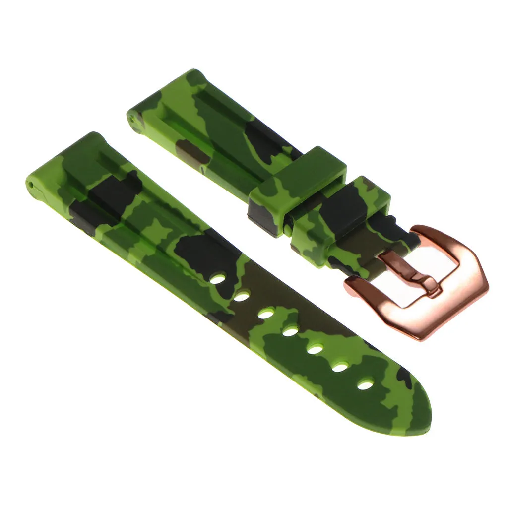 Heavy Duty Camo Rubber Watch Band