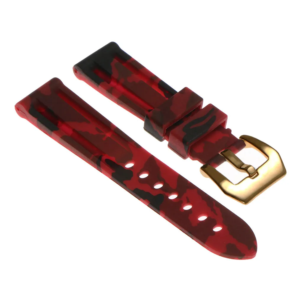 Heavy Duty Camo Rubber Watch Band