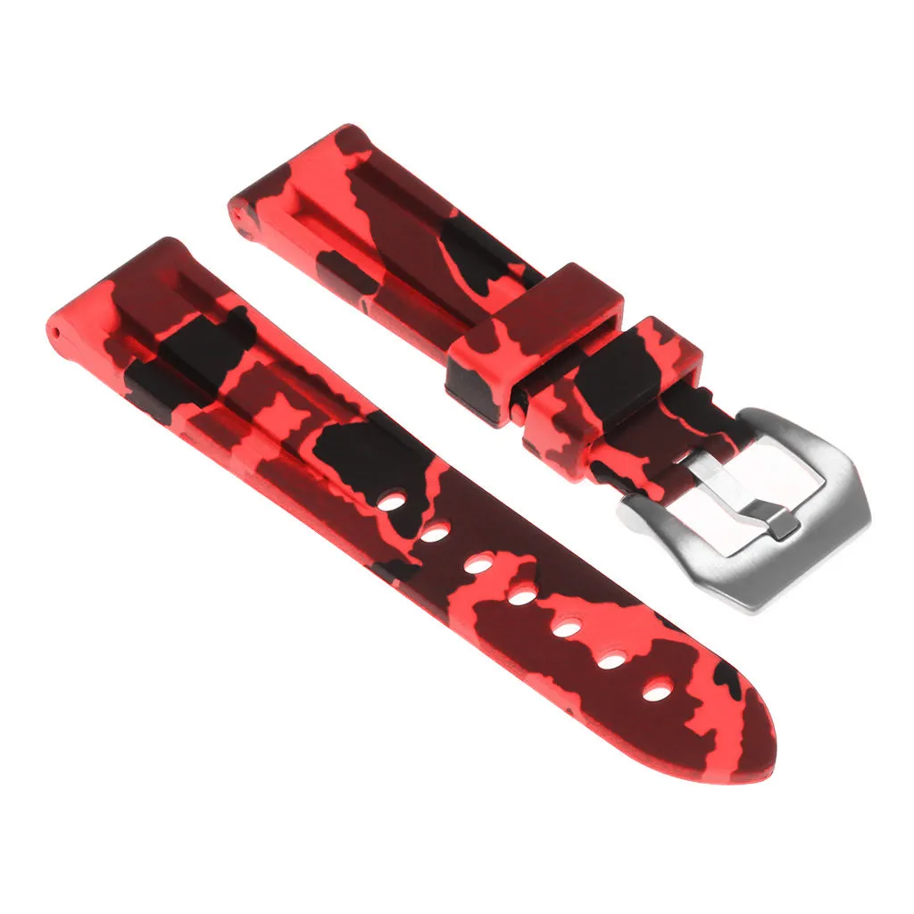 Heavy Duty Camo Rubber Watch Band