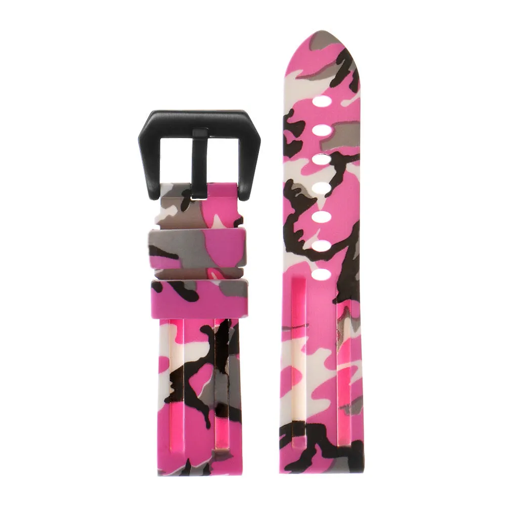 Heavy Duty Camo Rubber Watch Band