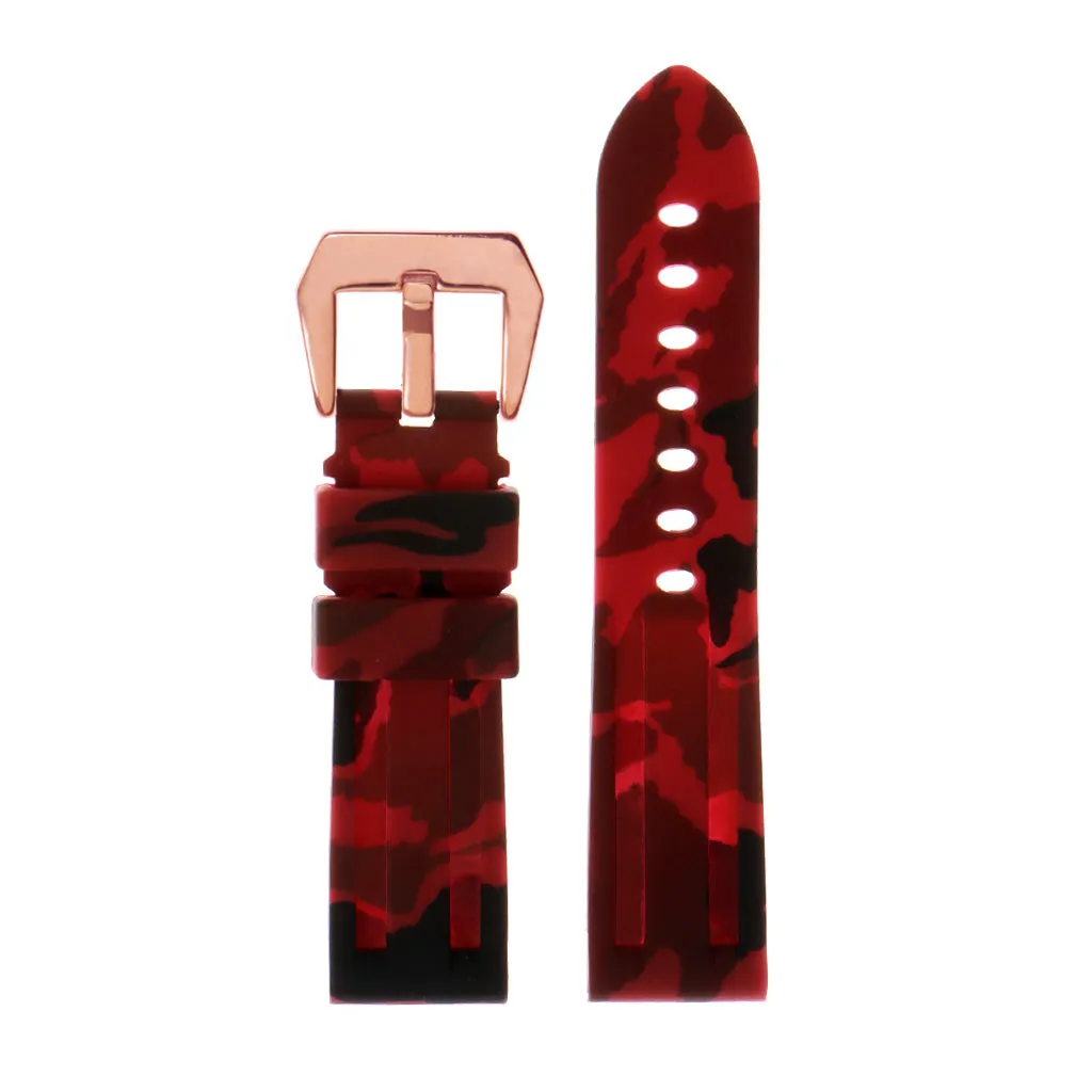 Heavy Duty Camo Rubber Watch Band