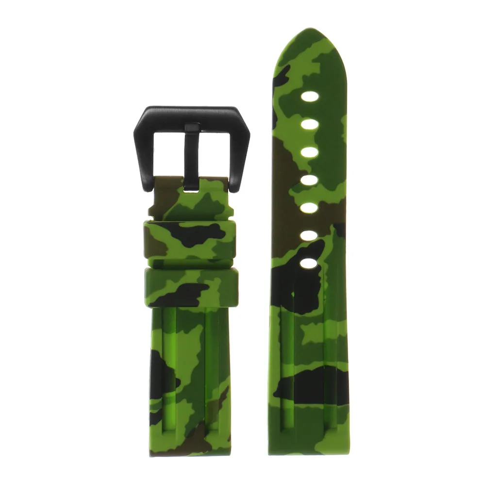 Heavy Duty Camo Rubber Watch Band