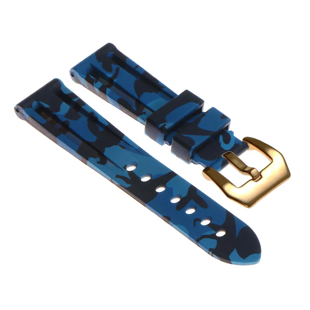 Heavy Duty Camo Rubber Watch Band