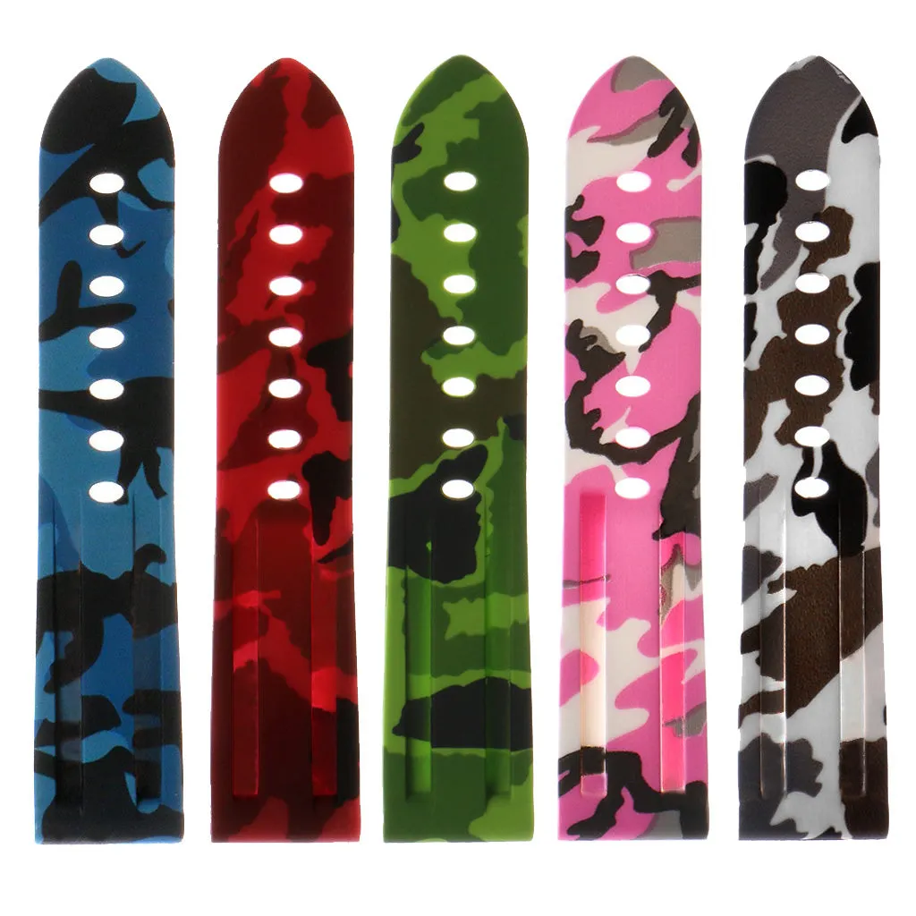Heavy Duty Camo Rubber Watch Band