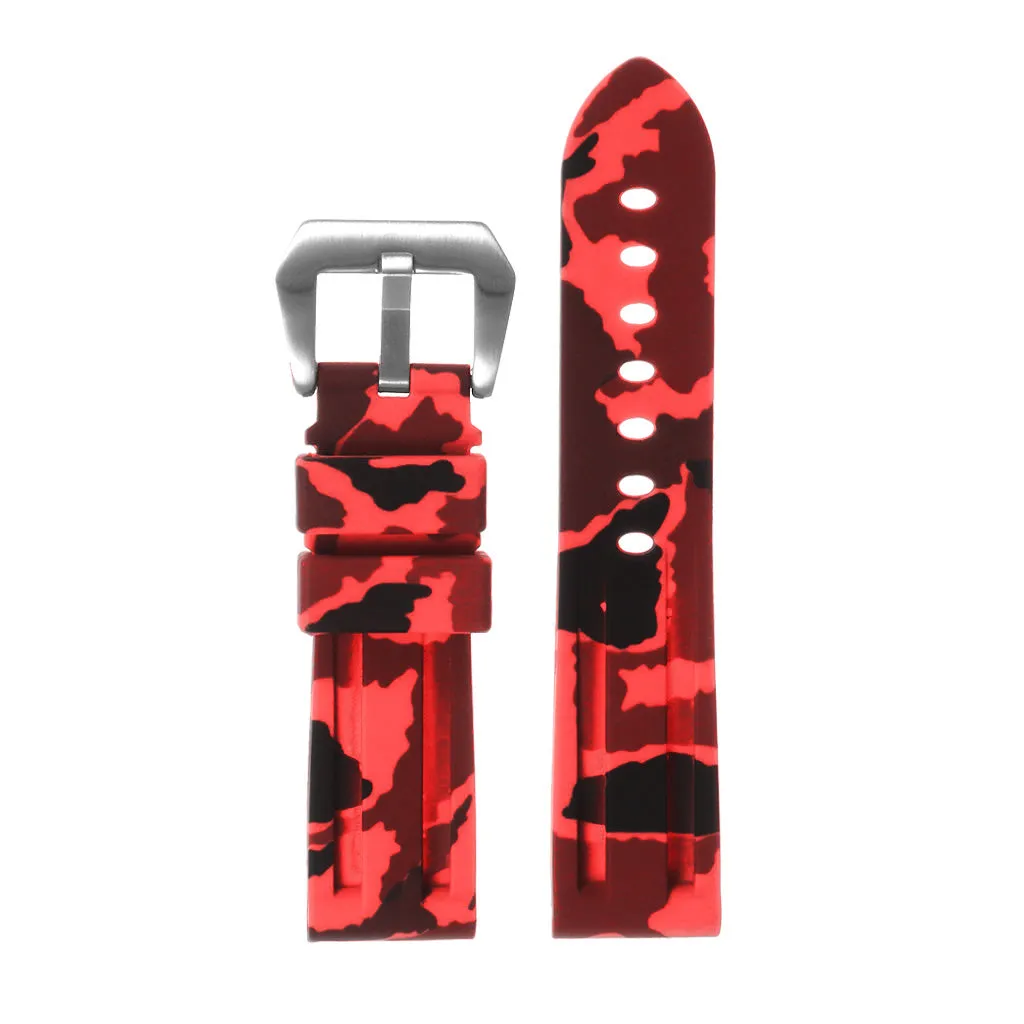 Heavy Duty Camo Rubber Watch Band