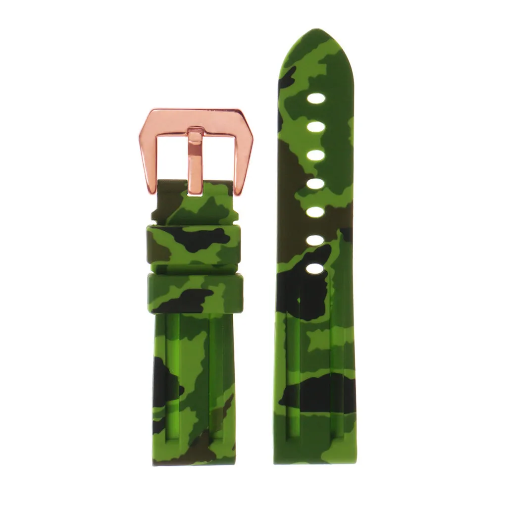 Heavy Duty Camo Rubber Watch Band