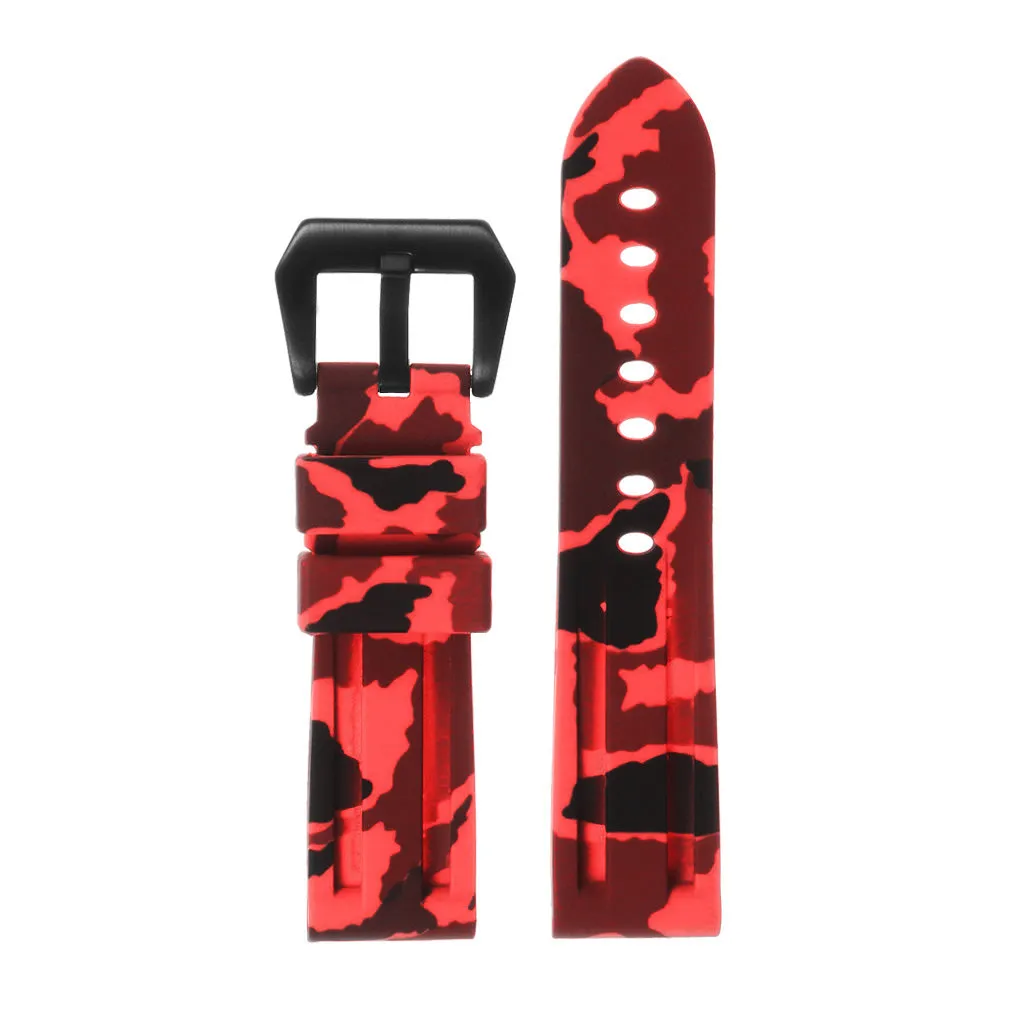 Heavy Duty Camo Rubber Watch Band