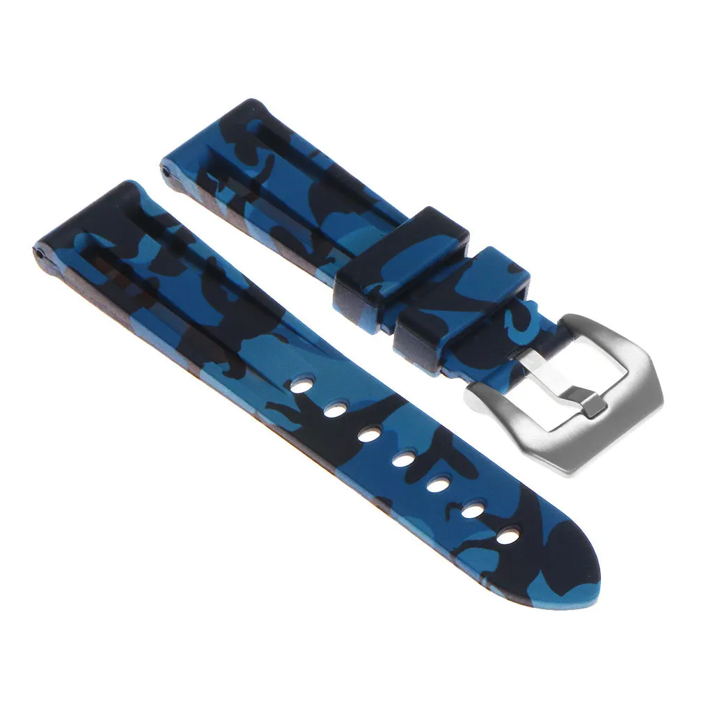 Heavy Duty Camo Rubber Watch Band